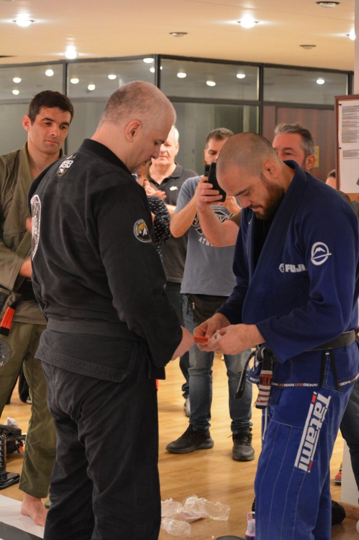 Black belt 1st degree · May 16, 2026 · Promoted by Guillame "Gile" Huni