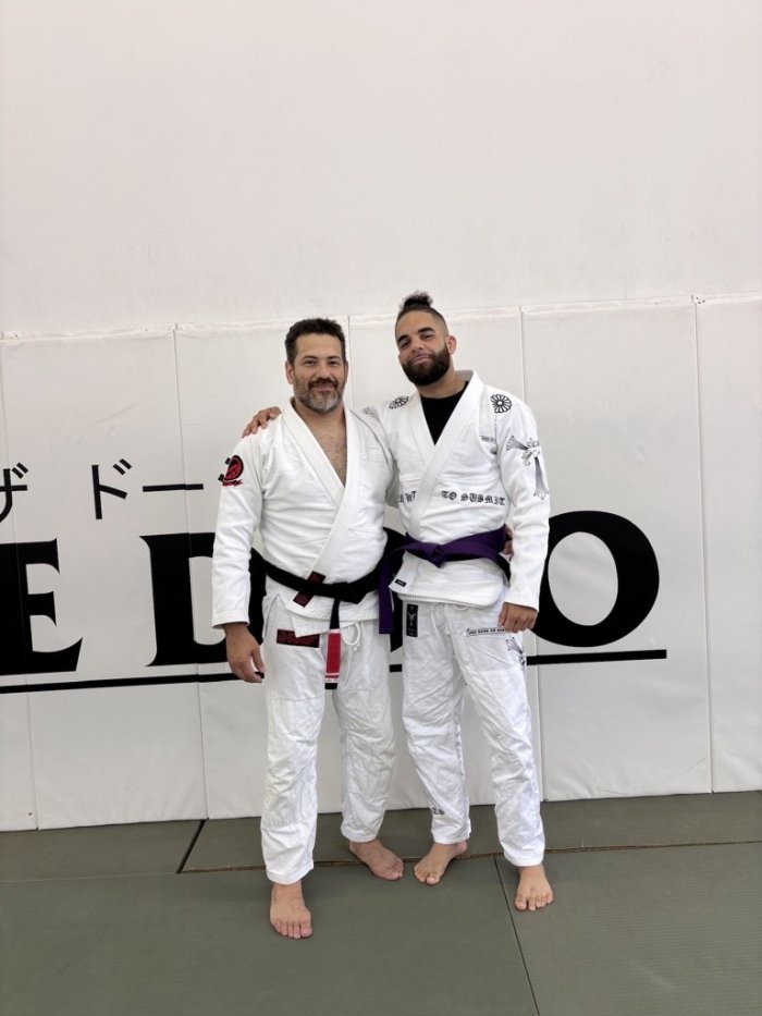 Purple belt · June 21, 2026 · Promoted by Gabriel Marte