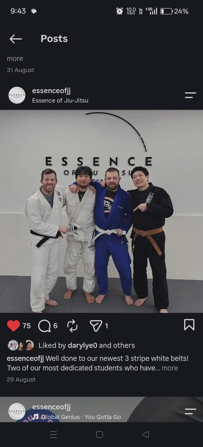 White belt · July 1, 2025