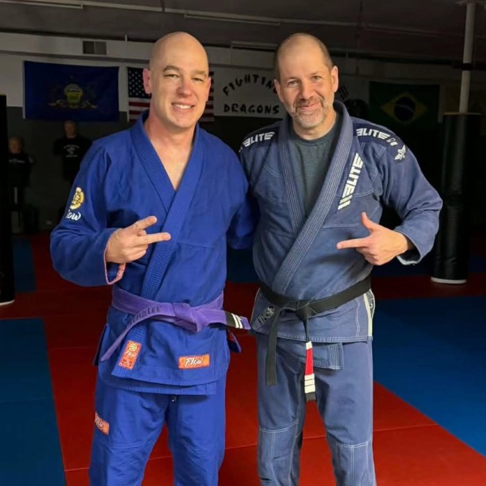 Purple belt · August 7, 2024 · Promoted by Nathan Merckle