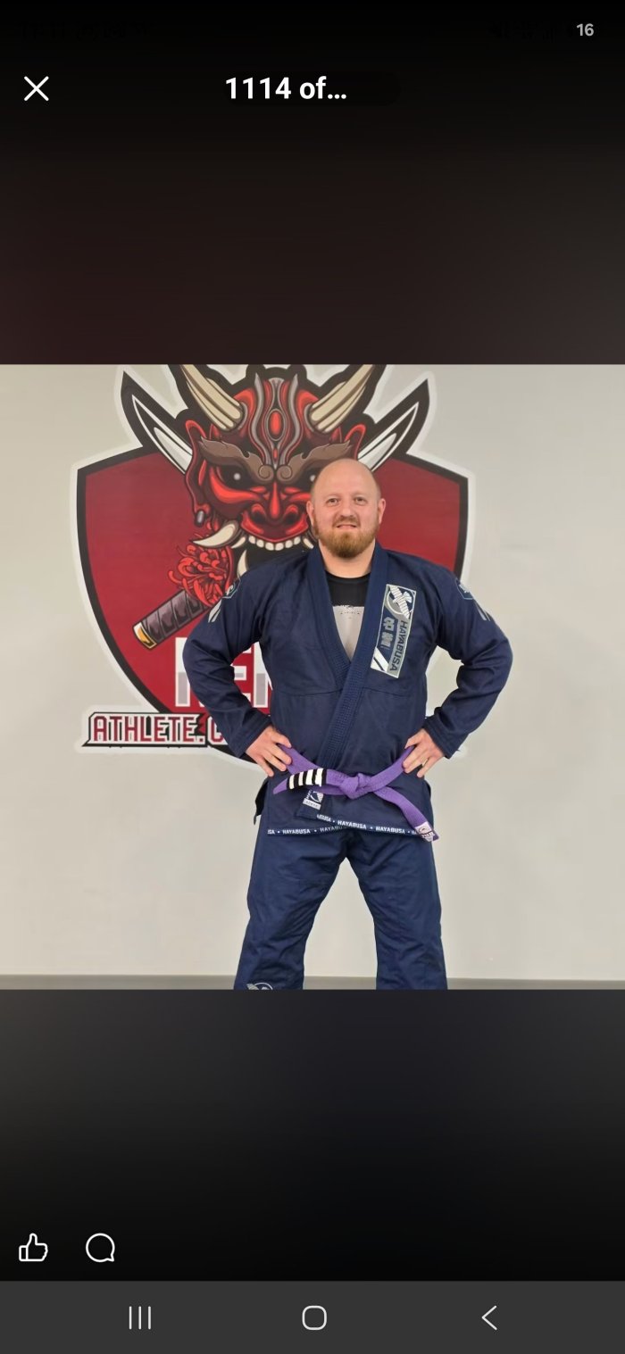 Purple belt · February 17, 2022 · Promoted by Bernard Antle