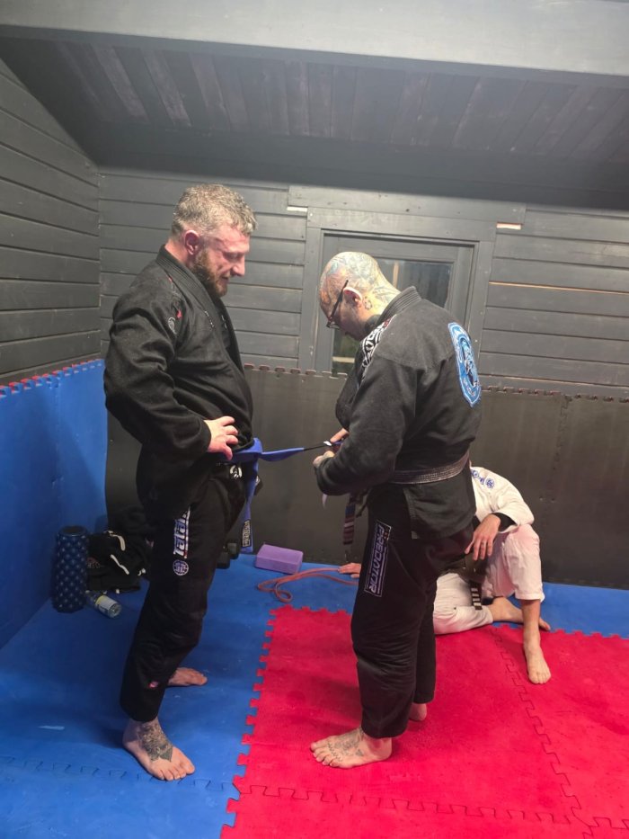 Blue belt · May 24, 2026 · Promoted by Dave Speedy Elliott