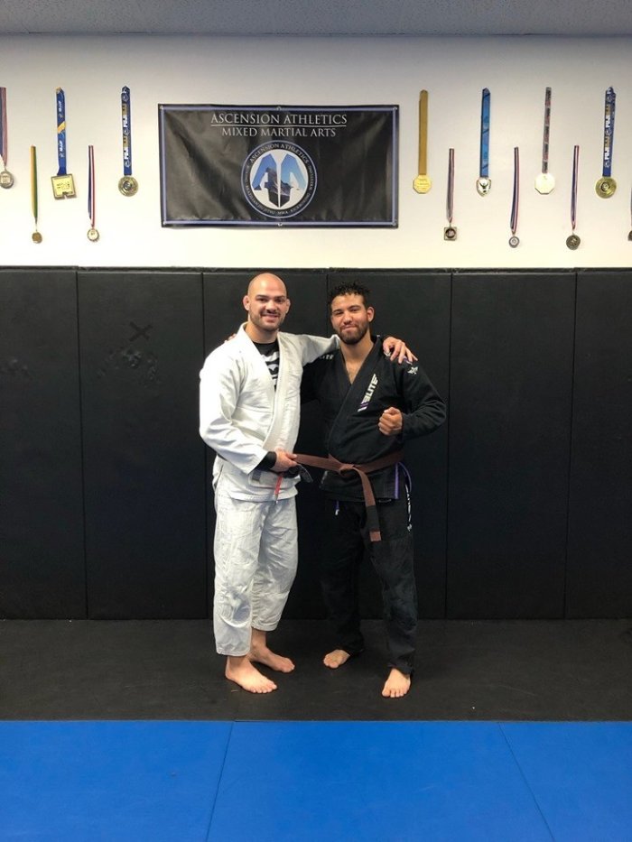 Brown belt · September 18, 2019 · Promoted by Matt Bessette