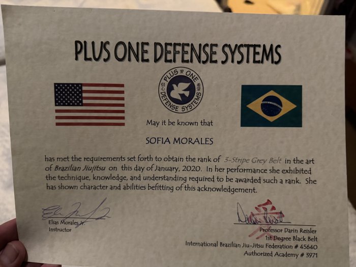 Gray belt · December 10, 2018 · Promoted by Elias Morales Jr