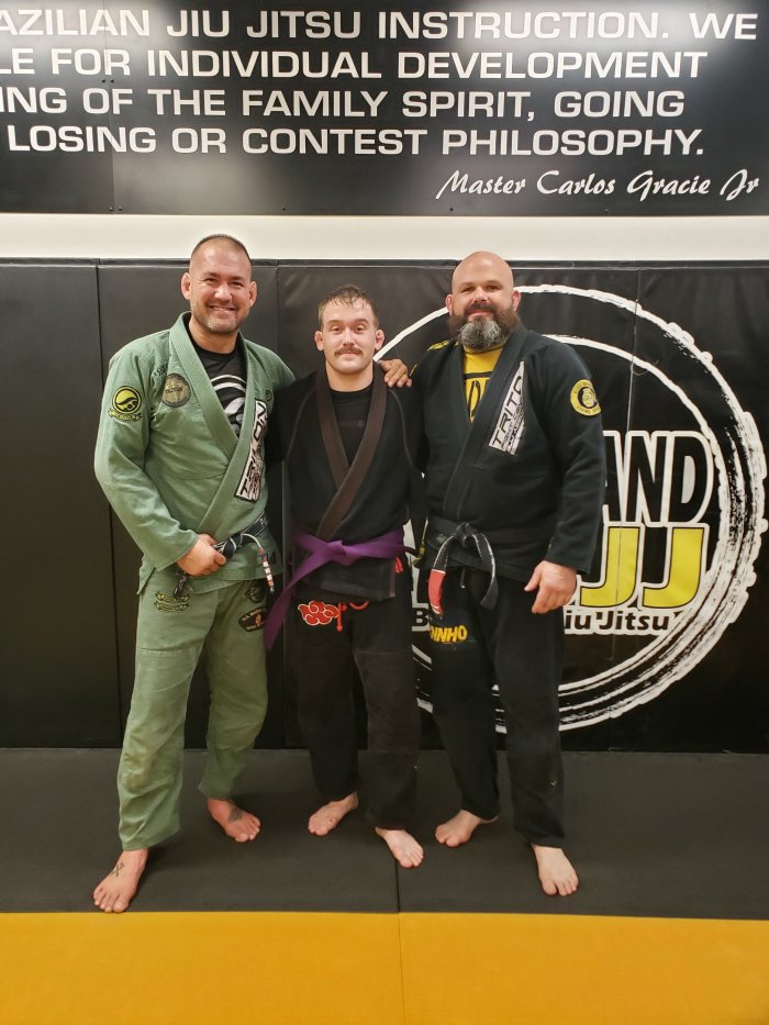Purple belt · January 30, 2021 · Promoted by Brad Barnes