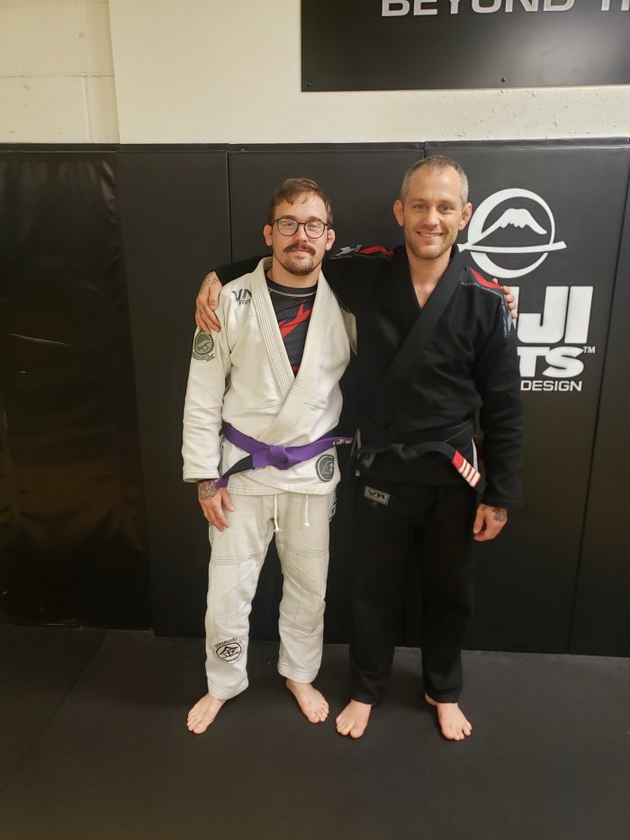 Purple belt · January 30, 2021 · Promoted by Brad Barnes