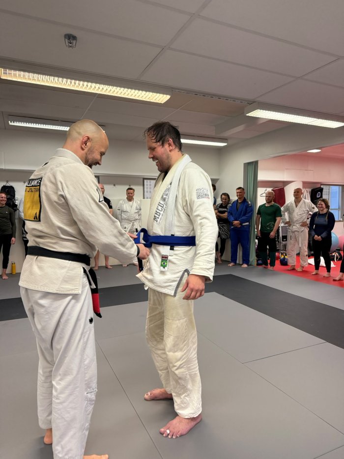 Blue belt · October 20, 2026 · Promoted by Anssi Lehtimäki